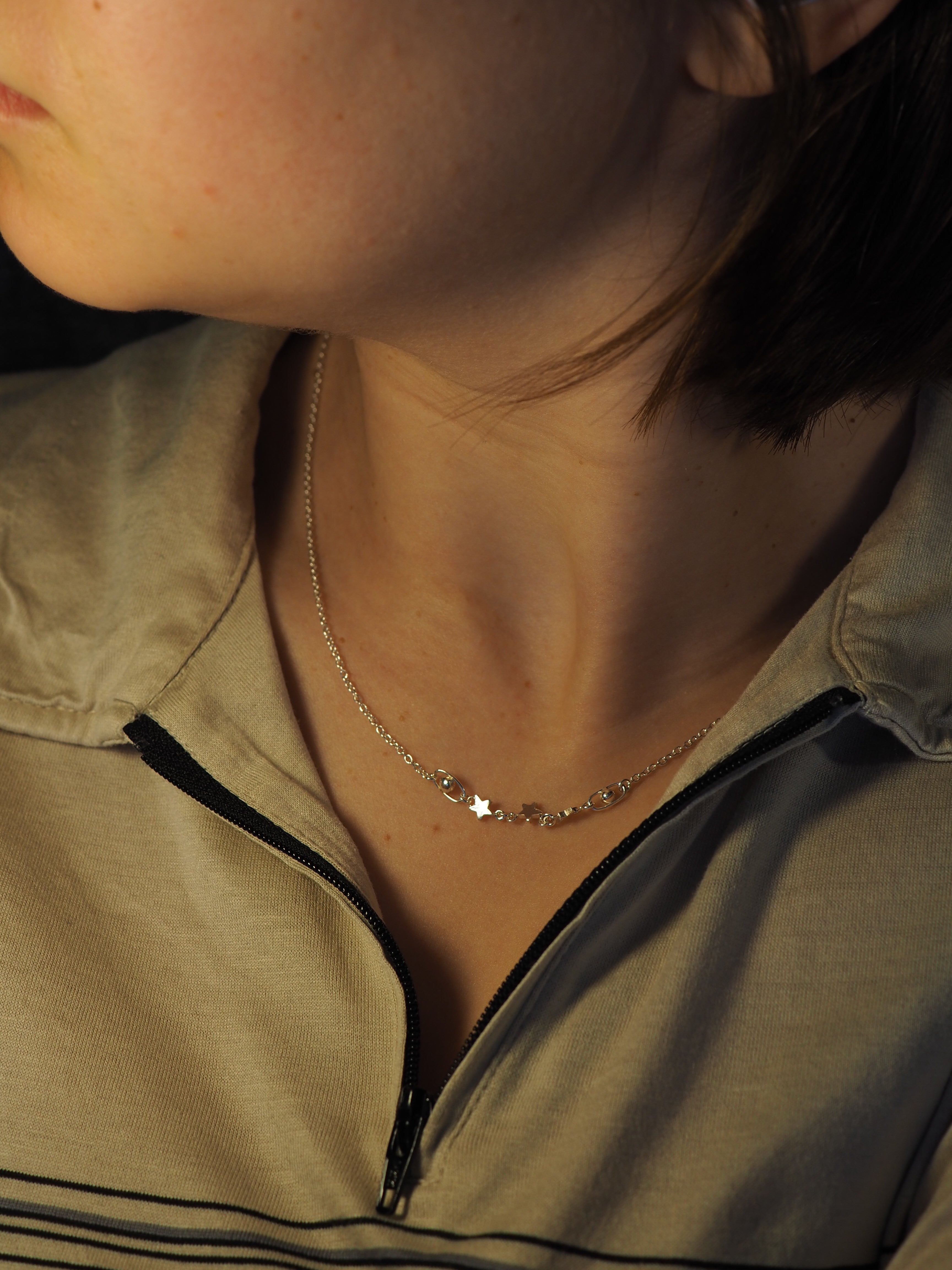 Pièce unique - Collier constellées d'étoiles et de planètes ✨