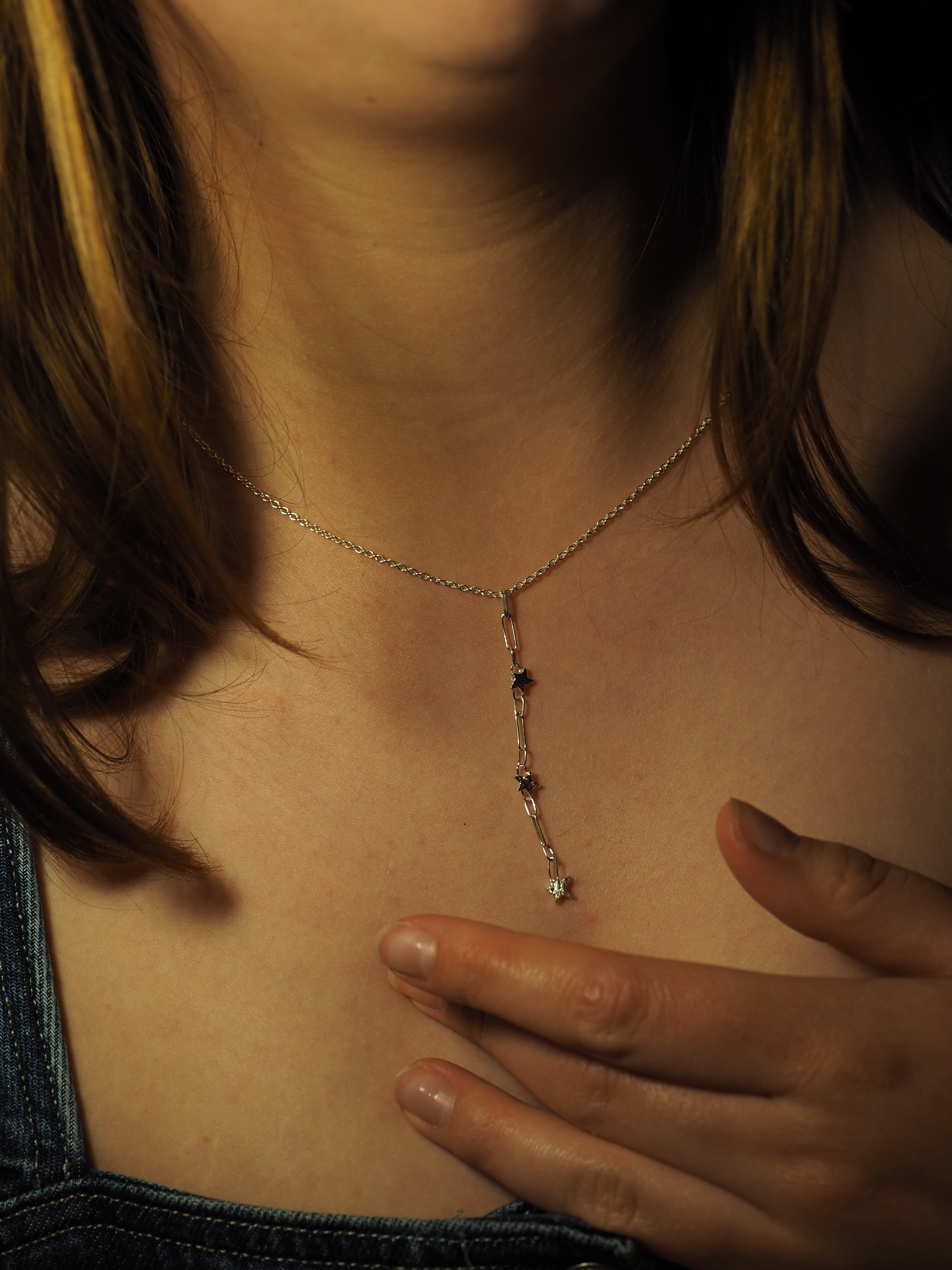 Pendentif long constellé ✨