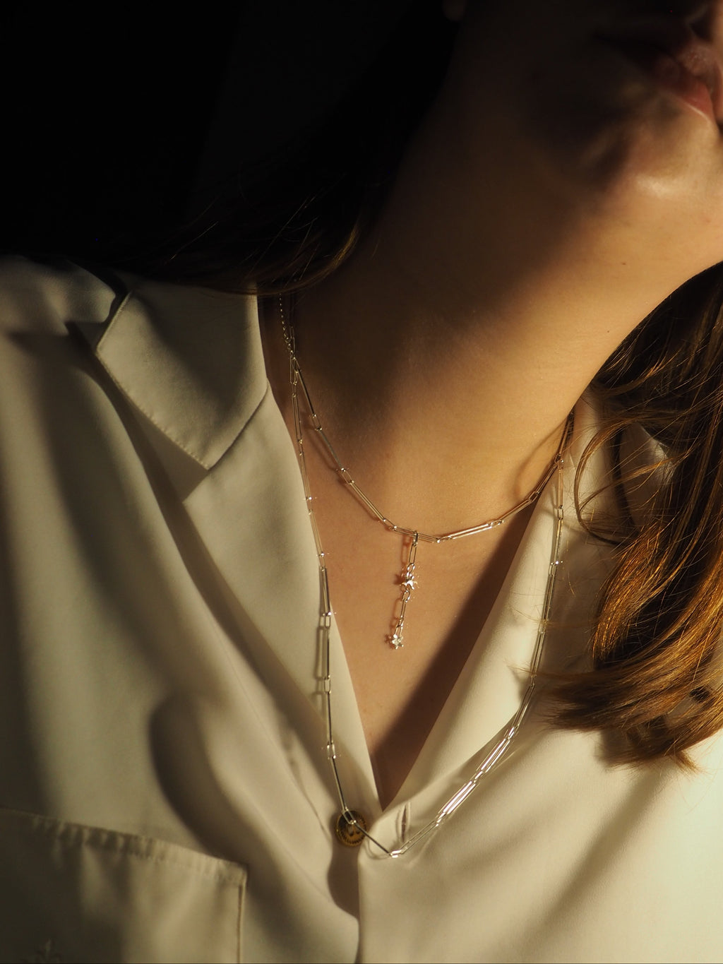Pendentif court constellé ✨