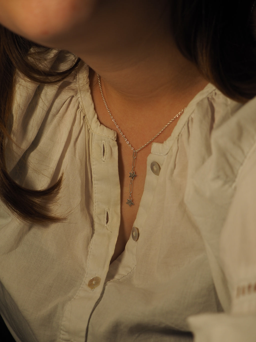 Pendentif court constellé ✨