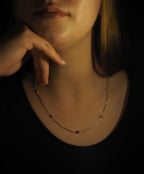Collier 3 en 1, mailles rectangles allongées et étoiles ✨
