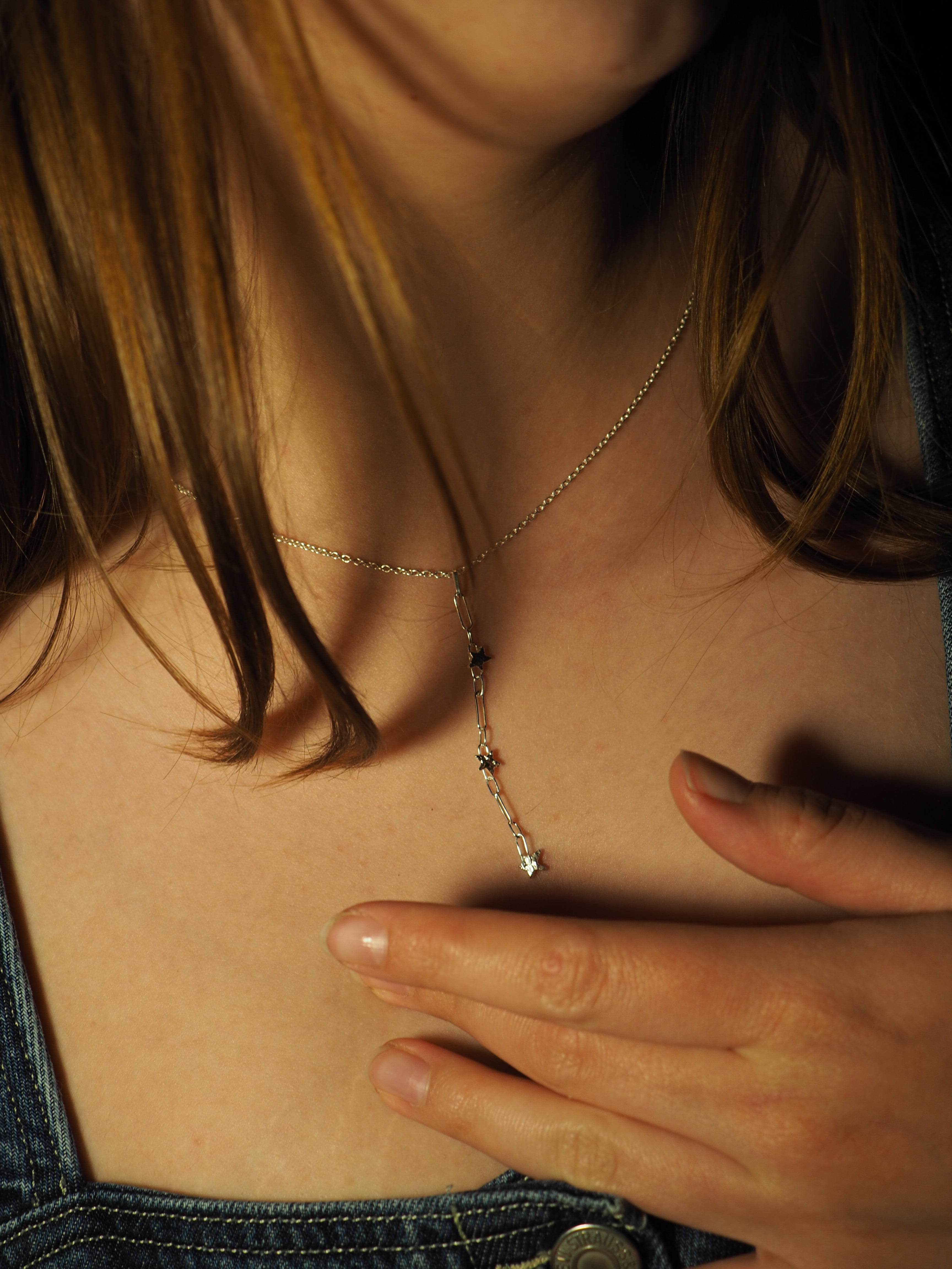 Pendentif long constellé ✨