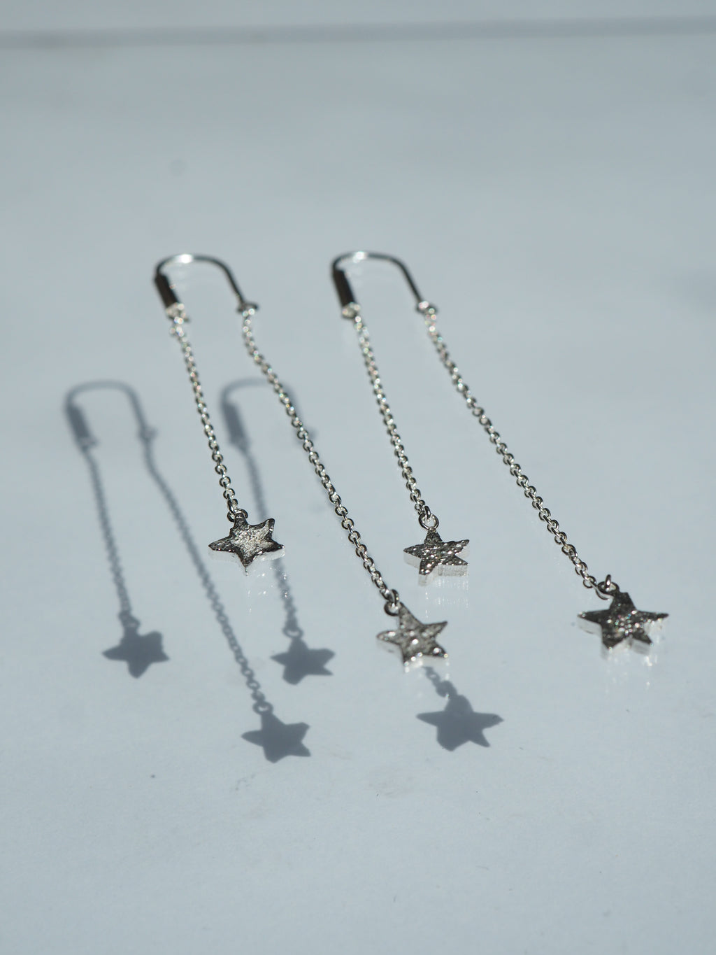 Boucles d’oreilles en chute d’étoiles✨
