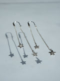 Boucles d’oreilles en chute d’étoiles✨