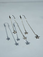 Boucles d’oreilles en chute d’étoiles✨