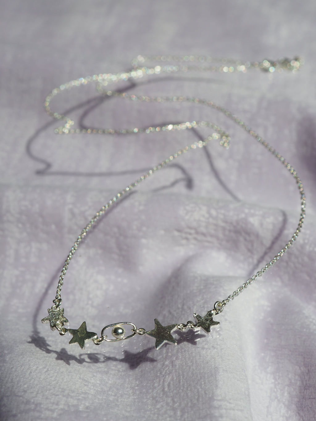 Pièce unique - Collier constellées d'étoiles et de planètes ✨
