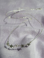 Pièce unique - Collier constellées d'étoiles et de planètes ✨