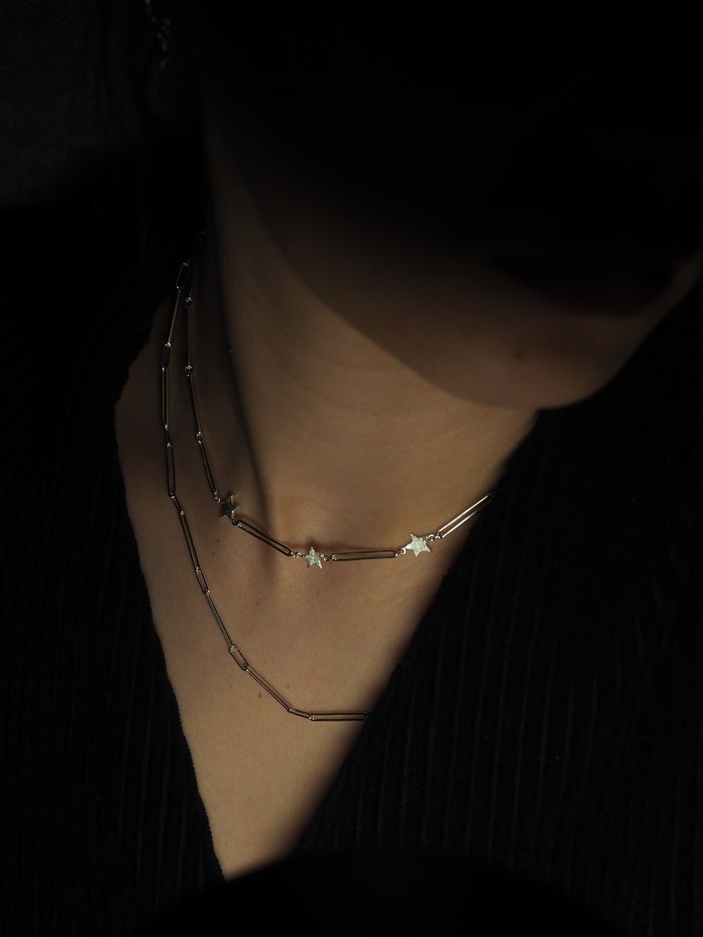 Chaine mailles rectangles allongées ✨