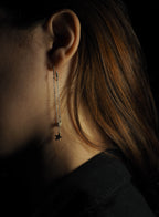 Boucles d’oreilles en chute d’étoiles✨